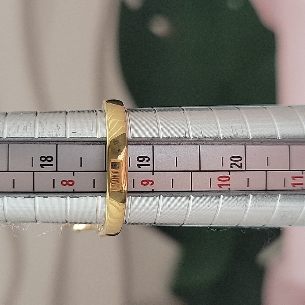 ✨️STUNNING✨️14k.ep.Gold and Saphire Gemstone Ring - Picture 4 of 5